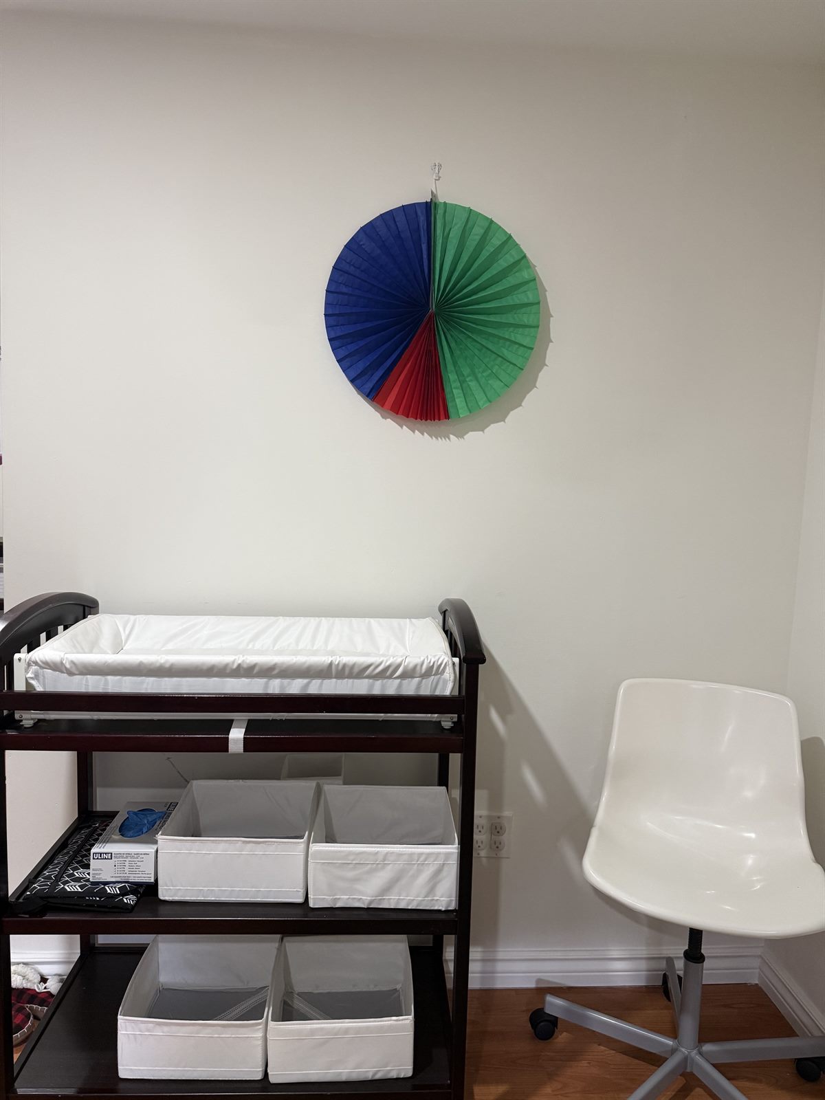 Clean infant care and changing station