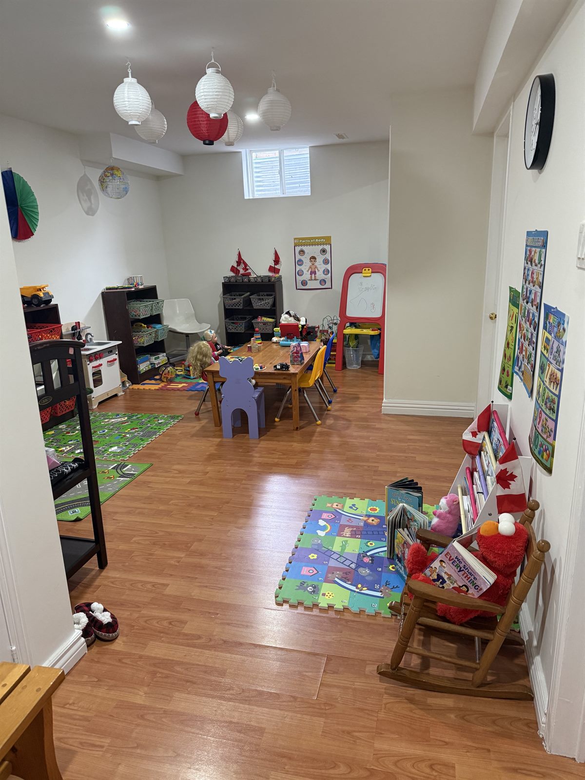 Overview of BrightSteps Montessori playroom in Mississauga